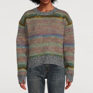 Rag & Bone Willow Rainbow Merino Wool Sweater